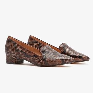 Express Snakeskin Flats